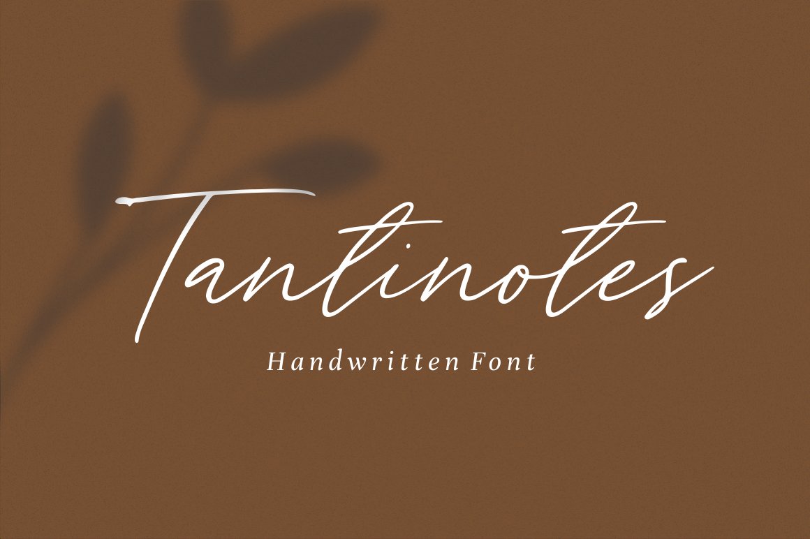 Tantinotes handwritten font from Creative Market