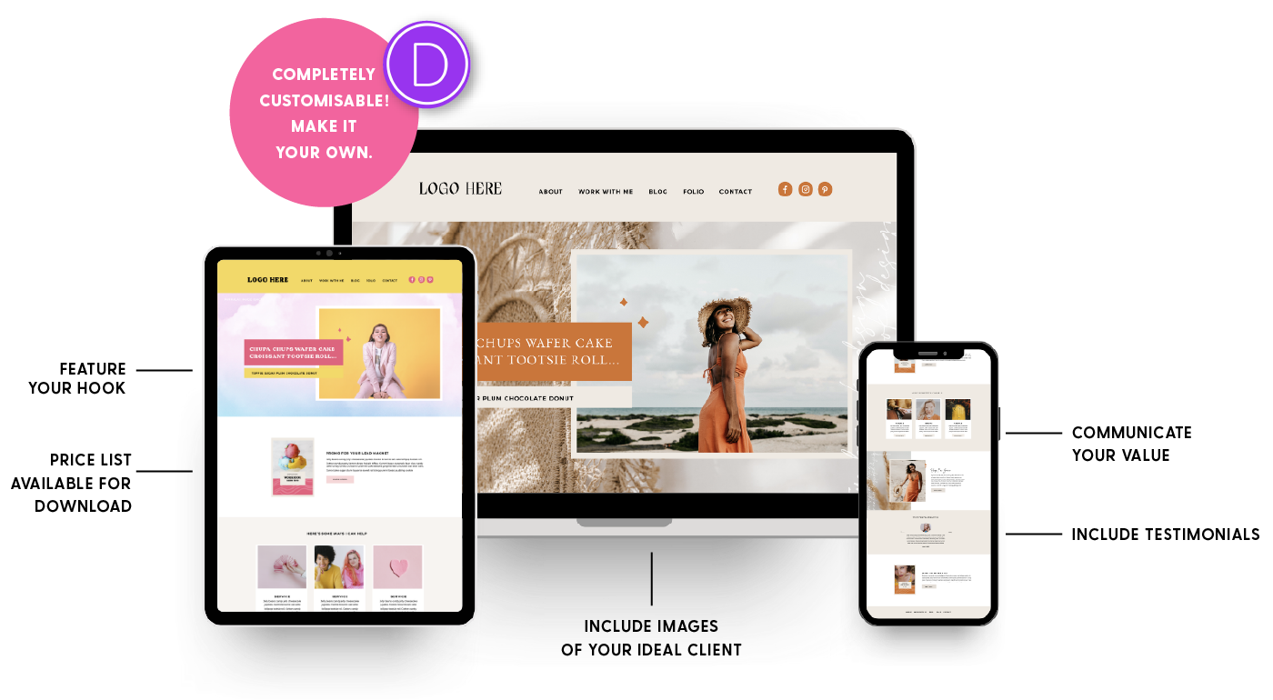Done-For-You Divi Website Template