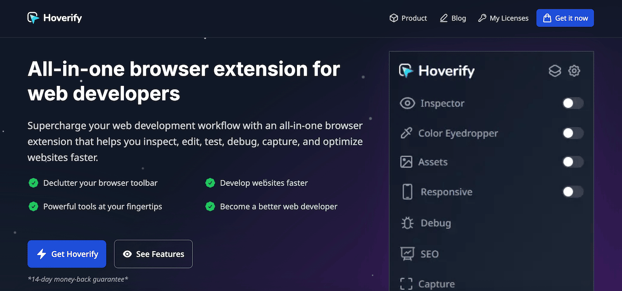 Hoverify tool review by Emma Kate for web designers