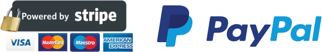 Stripe & PayPal icons