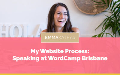 My Website Process: Speaking at WordCamp Brisbane