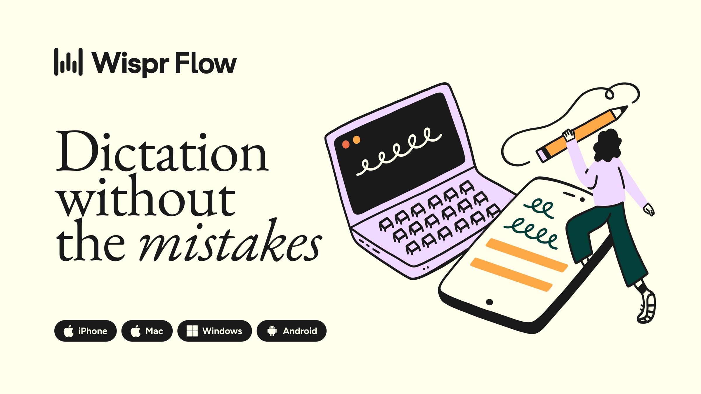 Wispr Flow - dictation without the mistakes. Emma Kate uses this tool daily as a web designer.
